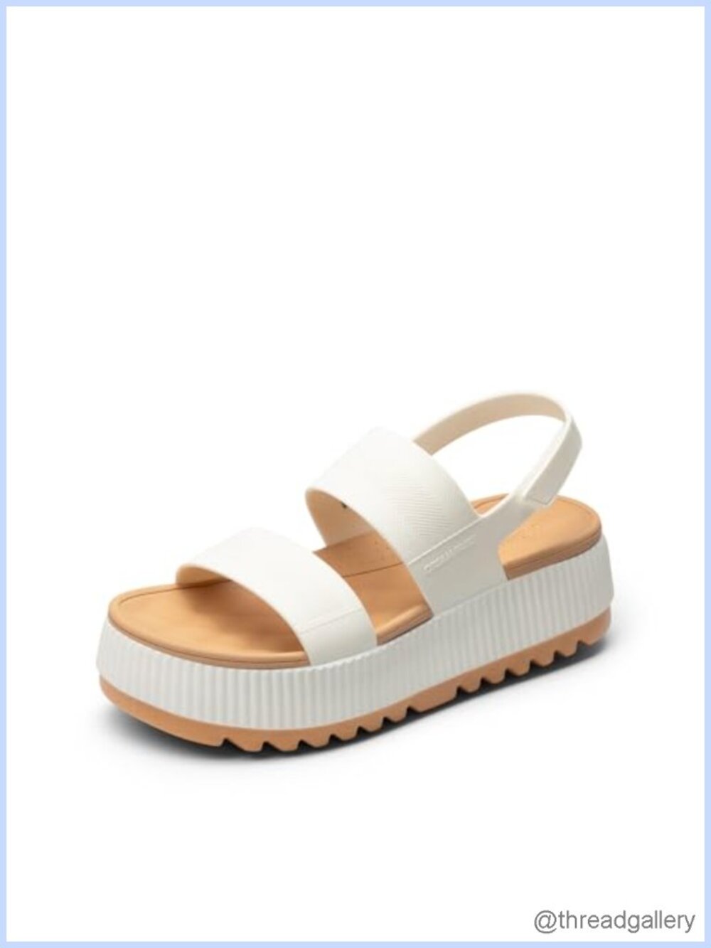 Women's Waterproof Lightweight Platform Sandals Supportive Footbed